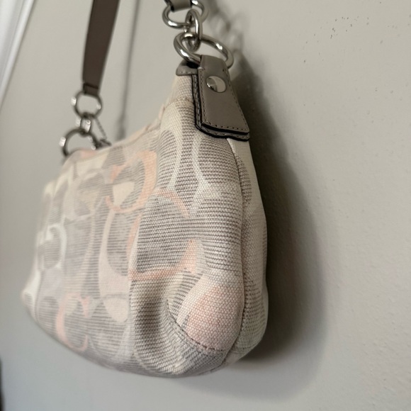 Coach RARE Soho Optic Grey & Pink Shoulder Flap Bag F19238 main image 8